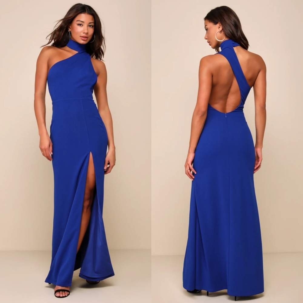 Lulu's Royal Blue Maxi Dress